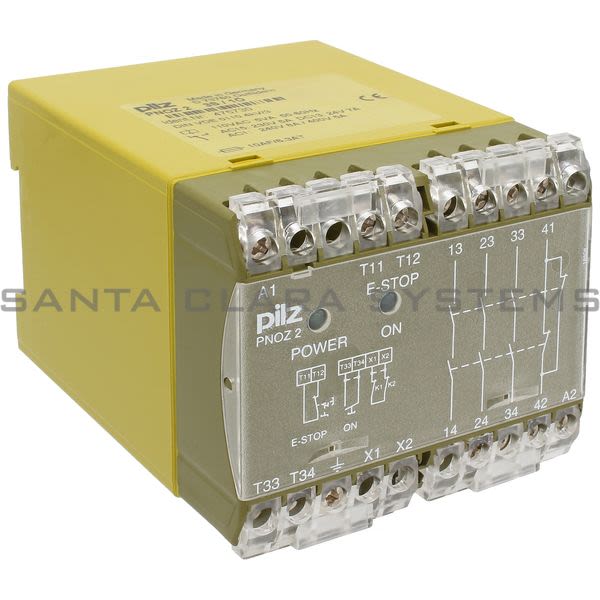 Pilz PNOZ23S-1O-475730 Safety Relay One Channel 110 VAC Product Image
