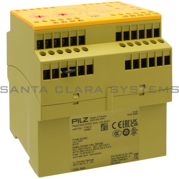 Pilz PNOZ2VQ24VDC3N-O1N-C2N-OT-774013 Safety Relay Product Image