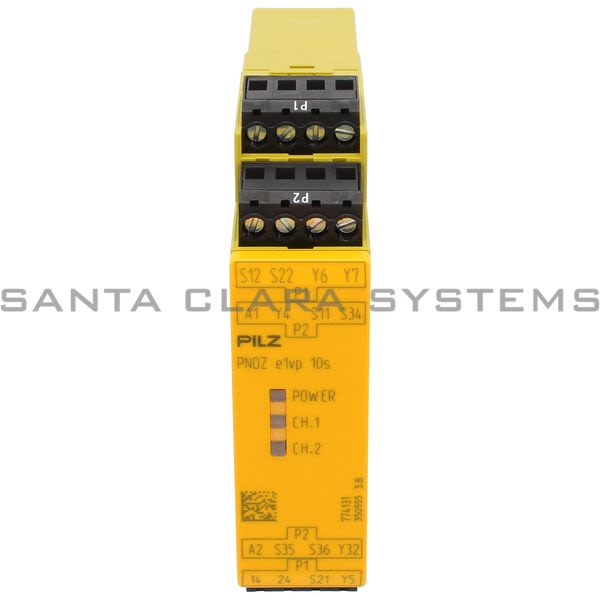 Pilz PNOZE1VP10-24VDC1SO1SOT-774131 Safety relay (standalone) Inputs: 1-/2-channel wiring with/without detection of shorts across contacts Outputs: 2 safety Product Image