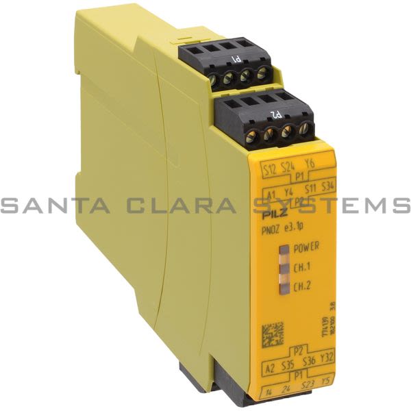 Pilz PNOZE3.1P24VDC2SO-774139 Safety relay (standalone) Inputs: 2-channel wiring with/without detection of shorts across contacts (PSEN 2.1p/2.2p) Out Product Image