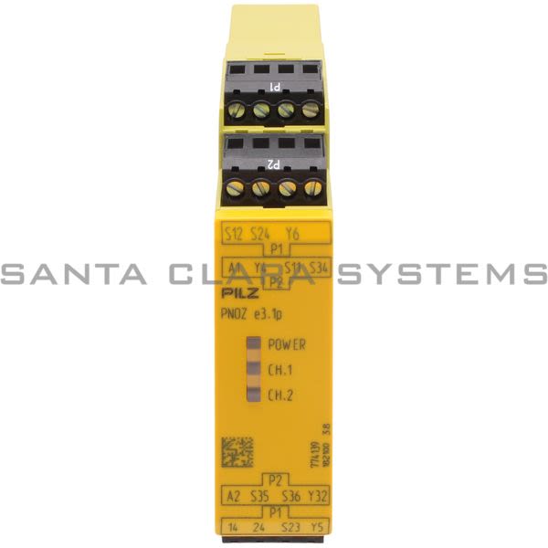 Pilz PNOZE3.1P24VDC2SO-774139 Safety relay (standalone) Inputs: 2-channel wiring with/without detection of shorts across contacts (PSEN 2.1p/2.2p) Out Product Image