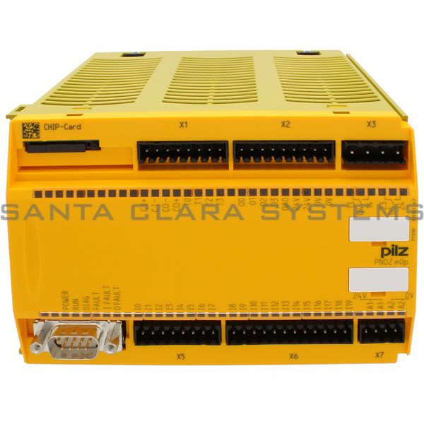Pilz PNOZM0P-773110 Configurable safety system  base module not expandable, 20 safe digital inputs, 4 safe semiconductor outputs, 2 safe rel Product Image