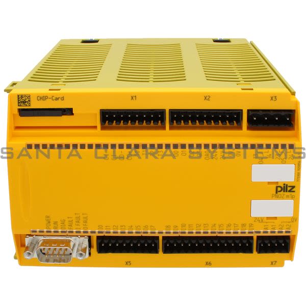 Pilz PNOZM1P-773100 Configurable safety system  base module expandable, 20 safe digital inputs, 4 safe semiconductor outputs, 2 safe relay o Product Image