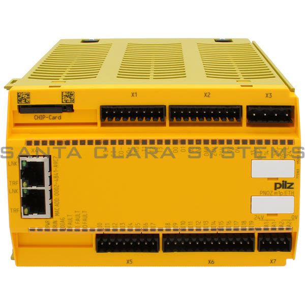 Pilz PNOZM1PETH-773103 Configurable safety system  base module expandable, communication interface Modbus/TCP, 20 safe. Product Image