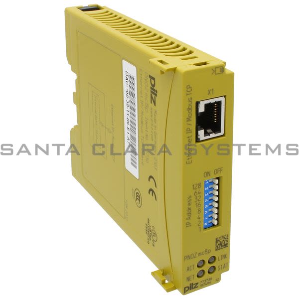 Pilz PNOZMC8P-773730 Configurable safety system  expansion module Communication interface Ethernet/IP, Modbus TCP. Product Image