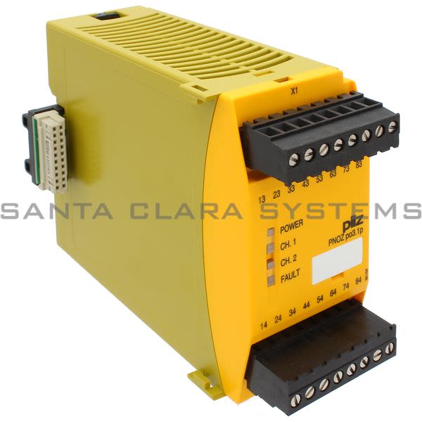 Pilz PNOZPO3.1P8N-O-773630 Expansion module Safety relays PNOZpower 8 safety contacts, plug-in terminals of screw type, Width: 45 mm. Product Image