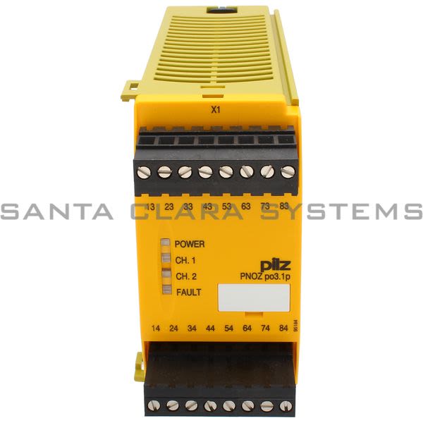 Pilz PNOZPO3.1P8N-O-773630 Expansion module Safety relays PNOZpower 8 safety contacts, plug-in terminals of screw type, Width: 45 mm. Product Image