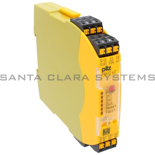 Pilz PNOZS2C24VDC3N-O1N-C-751102 Safety relay (standalone) Inputs: Single-channel wiring Outputs: 3 N/O, 1 N/C, 1 semiconductor UB 24 V DC, width: 17.5 m Product Image