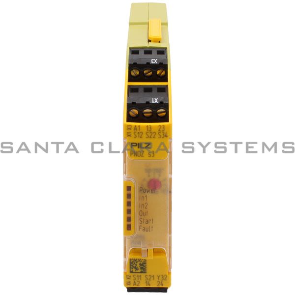 Pilz PNOZS324VDC2N-O-750103 Safety Relay |Standalone Product Image