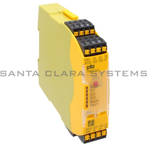 Pilz PNOZS4C24VDC3N-O1N-C-751104 Safety relay (standalone) Inputs: 1-/2-channel wiring with/without detection of shorts across contacts Outputs: 3 N/O, 1 Product Image