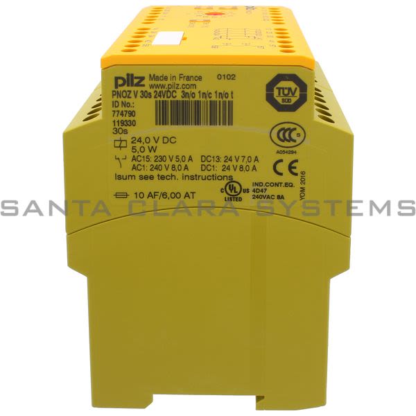Pilz PNOZV30S24VDC3N-O1N-C1N-OT-774790 Safety Relay Product Image
