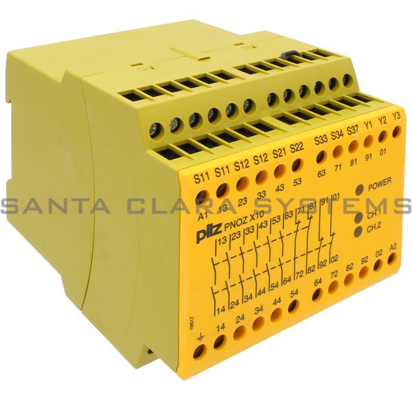 Pilz PNOZX10110-120VAC6N-O4N-C3LED-774703 Safety relay (standalone) Inputs: 1-/2-channel wiring with/without detection of shorts across contacts Outputs: 6 N/O, 4 Product Image