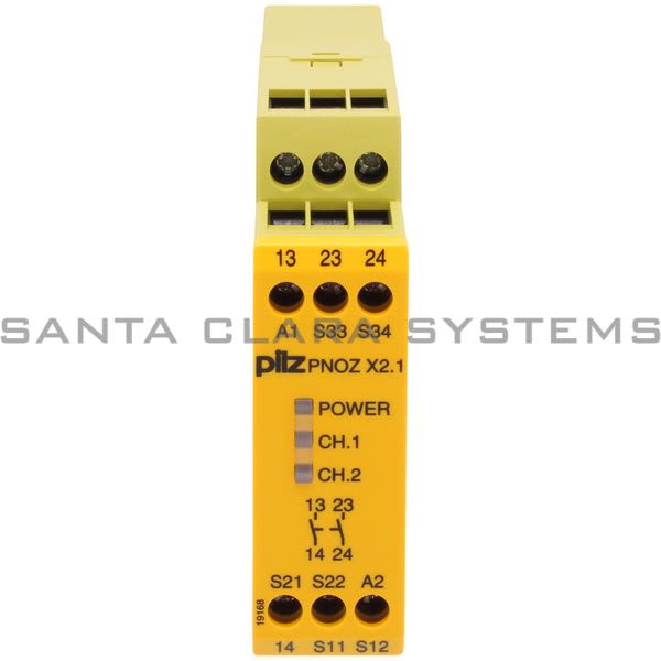 Pilz PNOZX2.124VAC-DC2N-O-774306 Safety relay (standalone) Inputs: 1- / 2-channel wiring with detection of shorts across contacts Outputs: 2 N/O. Automat Product Image