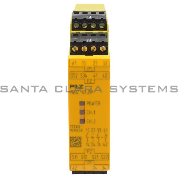 Pilz PNOZX2.8P24VACDC3N-O1N-C-777301 Safety relay (standalone) Inputs: 1-/2-channel wiring with/without detection of shorts across contacts Outputs: 3 N/O, 1 Product Image