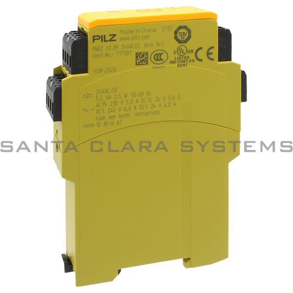 Pilz PNOZX2.8P24VACDC3N-O1N-C-777301 Safety relay (standalone) Inputs: 1-/2-channel wiring with/without detection of shorts across contacts Outputs: 3 N/O, 1 Product Image