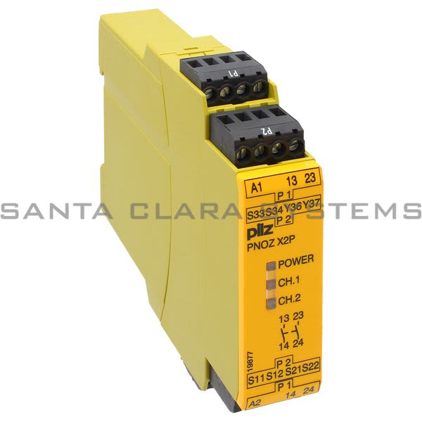 Pilz PNOZ-X2P-24VACDC-2N-O-777303 Safety Relay Product Image