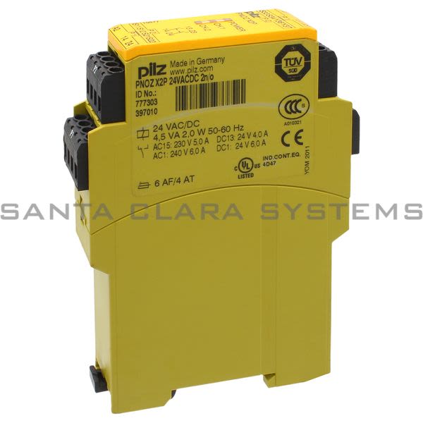Pilz PNOZ-X2P-24VACDC-2N-O-777303 Safety Relay Product Image