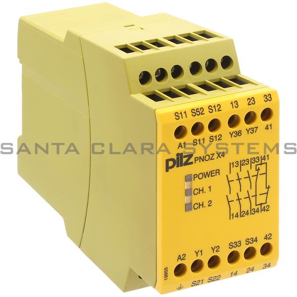 Pilz PNOZX424VAC3N-O1N-C-774731 Safety relay (standalone) Inputs: 1-/2-channel wiring with/without detection of shorts across contacts Outputs: 3 N/O, 1 Product Image