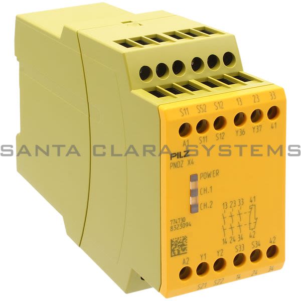 Pilz PNOZX424VDC3N-O1N-C-774730 Safety relay (standalone) Inputs: 1-/2-channel wiring with/without detection of shorts across contacts Outputs: 3 N/O, 1 Product Image