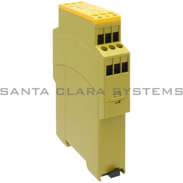 Pilz PNOZX724VACDC2N-O-774059 Safety relay (standalone) Inputs: Single-channel wiring Outputs: 2 N/O. Automatic/manual start UB 24 V AC/DC, width: 22. Product Image