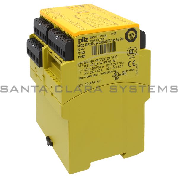 Pilz PNOZX9P24DC24-240VACDC7NO2NC2SO-777606 Safety relay (standalone) Inputs: 1-/2-channel wiring with/without detection of shorts across contacts Outputs: 2 N/O, 1 Product Image