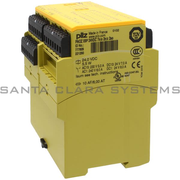 Pilz PNOZX9P24VDC7N-O2N-C2SO-777609 Safety relay (standalone) Inputs: 1-/2-channel wiring with/without detection of shorts across contacts Outputs: 7 N/O, 2 Product Image