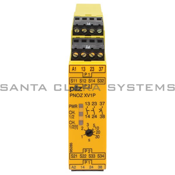 Pilz PNOZXV1P30-24VDC2N-O1N-OT-777602 Safety relay (standalone) Inputs: 1-/2-channel wiring with/without detection of shorts across contacts Outputs: 2 N/O, 1 Product Image
