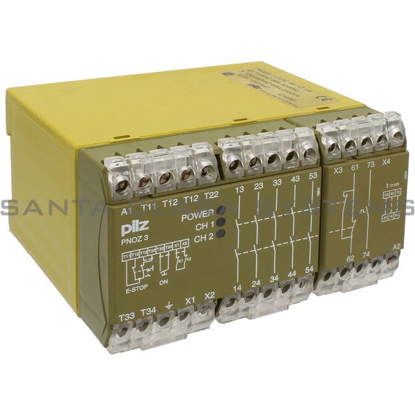 Pilz PNOZ-3110VAC5S1O1W-474833 Safety Relay Product Image