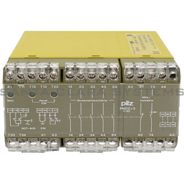 Pilz PNOZ-3-24VDC5S1O1W-474895 Safety Relay Product Image