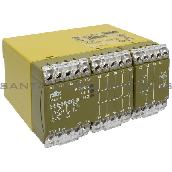 Pilz PNOZ-3-24VDC5S-1O1W-474894 Safety Relay Product Image