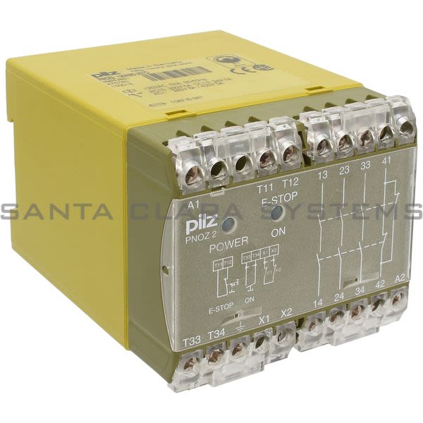 Pilz PNOZ2120VWS3S1O-475740 Safety Relay One Channel Product Image