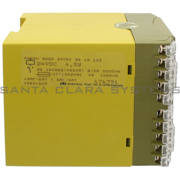 Pilz PNOZV300S24VDC351815Z-474791 Safety Relay Product Image
