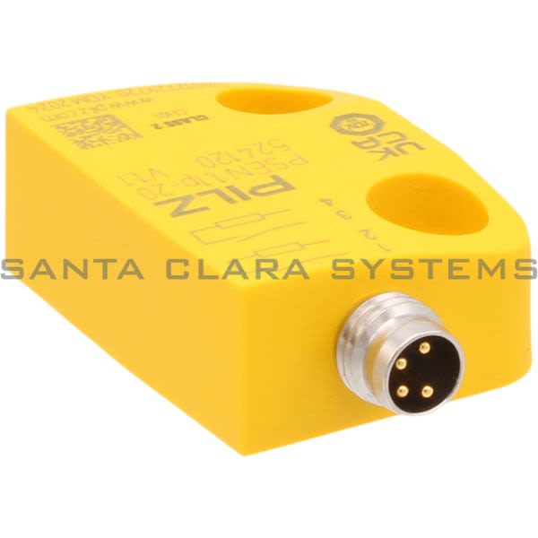 Pilz PSEN1.1P-20-8MM-1SWITCH-524120 Magnetic safety switch 2 N/O, 4-pin M8 connector, square design. IP67, operating distance 8 mm, height design 13 mm PU = Product Image