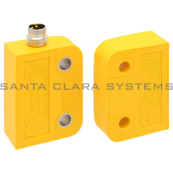 Pilz PSEN1.1P-22-PSEN1.1-20-8MM-IX1-1UNIT-504222 Magnetic safety switch 2 N/O, 4-pin M8 male connector, square design. Height design 13 mm IP67, operating distance 8mm, Product Image