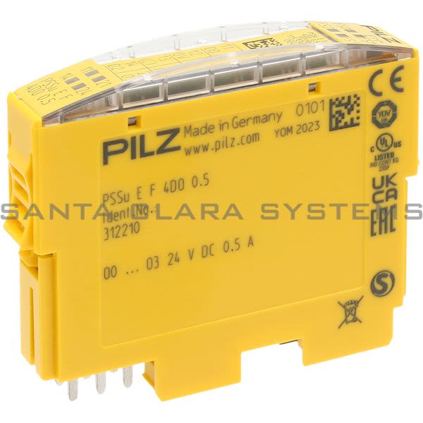 Pilz PSSUEF4DO0.5-312210 Electronic module digital inputs and outputs, with failsafe function, 4 inputs, 1-pole 0.5 A. Product Image