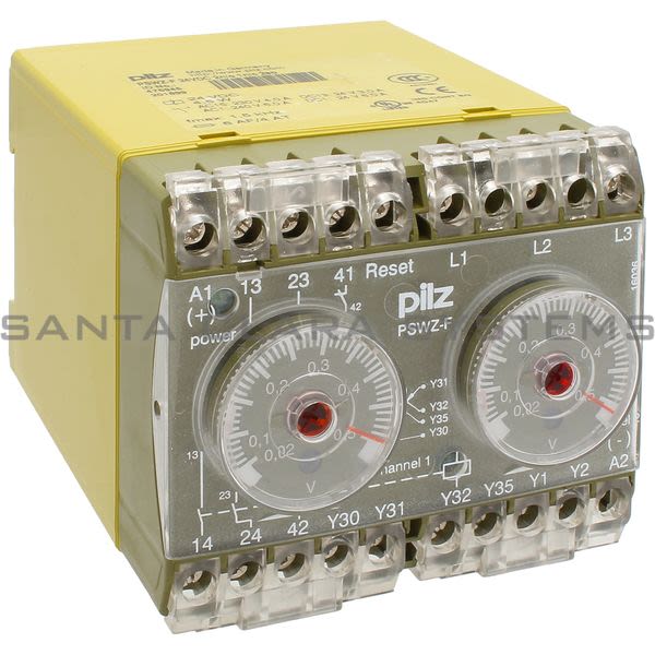 Pilz PSWZ-F-24VDC-2N-O-1N-C-2SO-475945 Safety Monitoring Relay | Standstill Monitoring Product Image