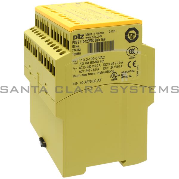 Pilz PZE9110-120VAC8N-O1N-C-774143 Safety Relay Product Image