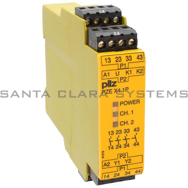 Pilz PZEX4.1P24VDC4N-O-777587 Safety Relay Product Image