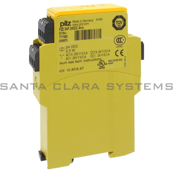 Pilz PZEX4P24VDC4N-O-777585 Safety Relay Product Image