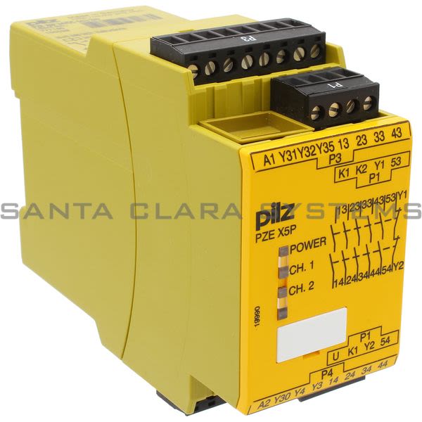 Pilz PZEX5P24VDC5N-O2SO-777150 Safety Relay Product Image