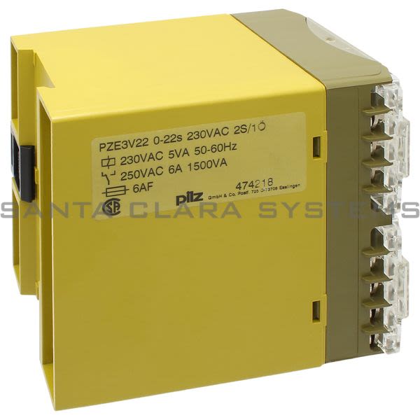 Pilz PZE3V22230VAC-474218 Safety Relay Product Image