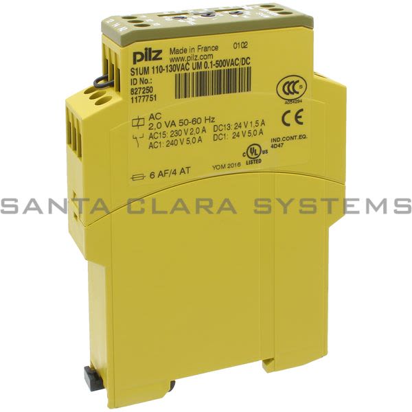 Pilz S1UM110-130VACUM0.1-500VAC-DC-827250 Safety Relay Product Image