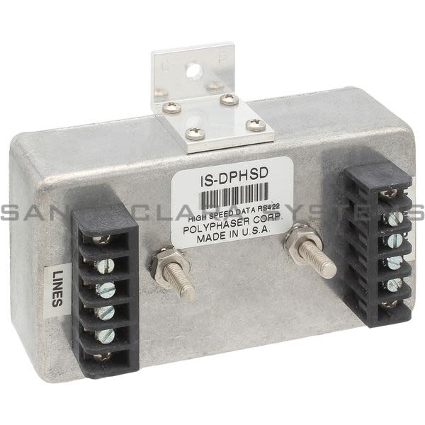 Polyphaser IS-DPHSD Bulkhead Coaxial RF Surge Protector Product Image