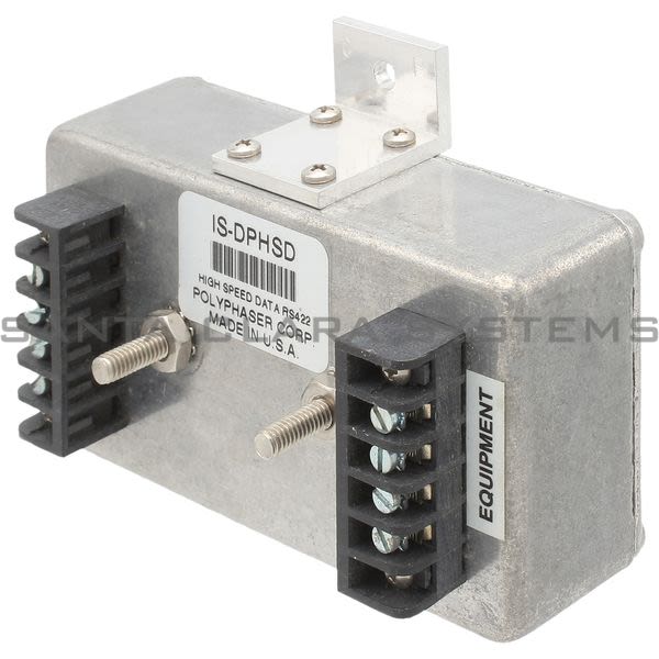 Polyphaser IS-DPHSD Bulkhead Coaxial RF Surge Protector Product Image