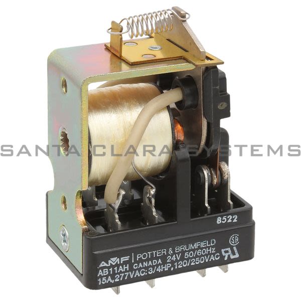 Potter & Brumfield AB11AH-24 Open Relay DPDT 24-VAC | Tyco | 8522 Product Image