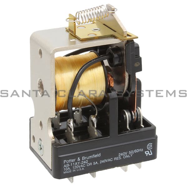 Potter & Brumfield AB11AY-240 Relay Open DPDT 5-AMP | Tyco Product Image