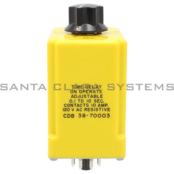 Potter & Brumfield CDB-38-70003  Time Delay Relay Product Image
