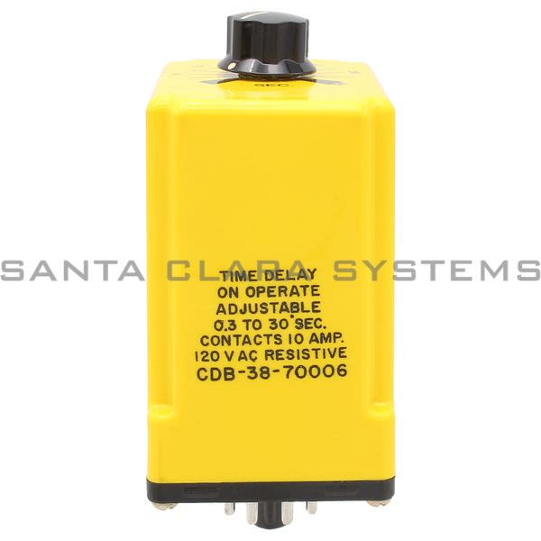 Potter & Brumfield CDB-38-70006  Time Delay Relay Product Image