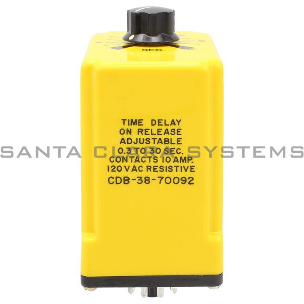 Potter & Brumfield CDB-38-70092 Time Delay Relay Product Image