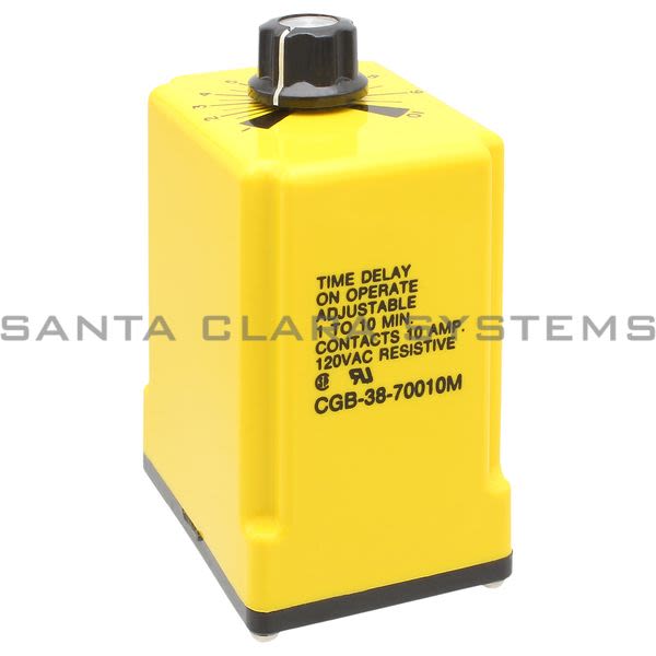 Potter & Brumfield CGB-38-70010M Time Delay Relay 2-Pole DPDT 8-PIN | Tyco 3A941 Product Image